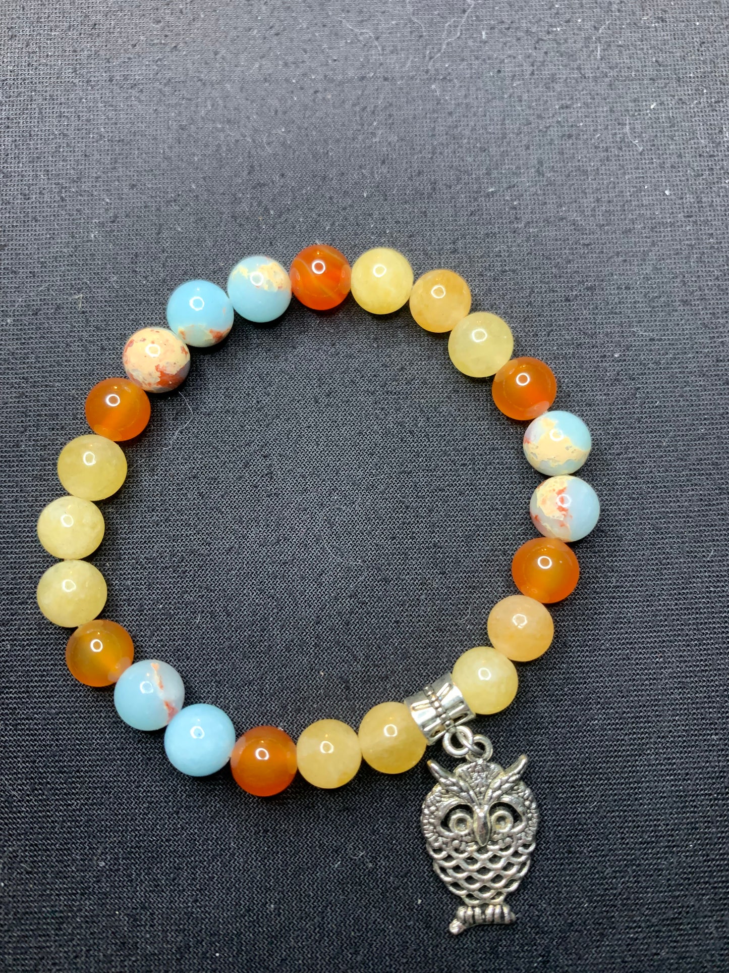 Cornaline,citrine,hématite