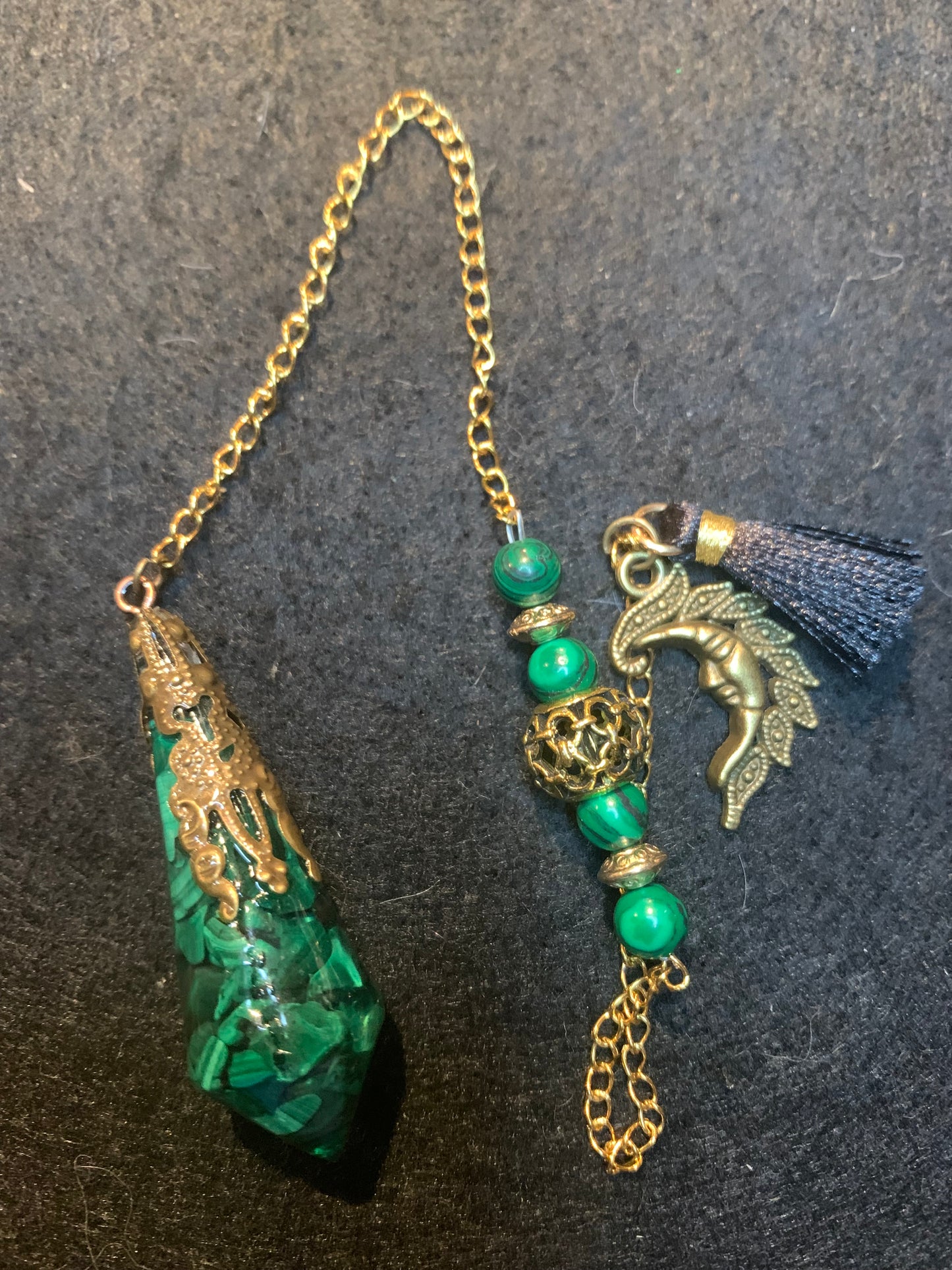 Pendule en Malachite