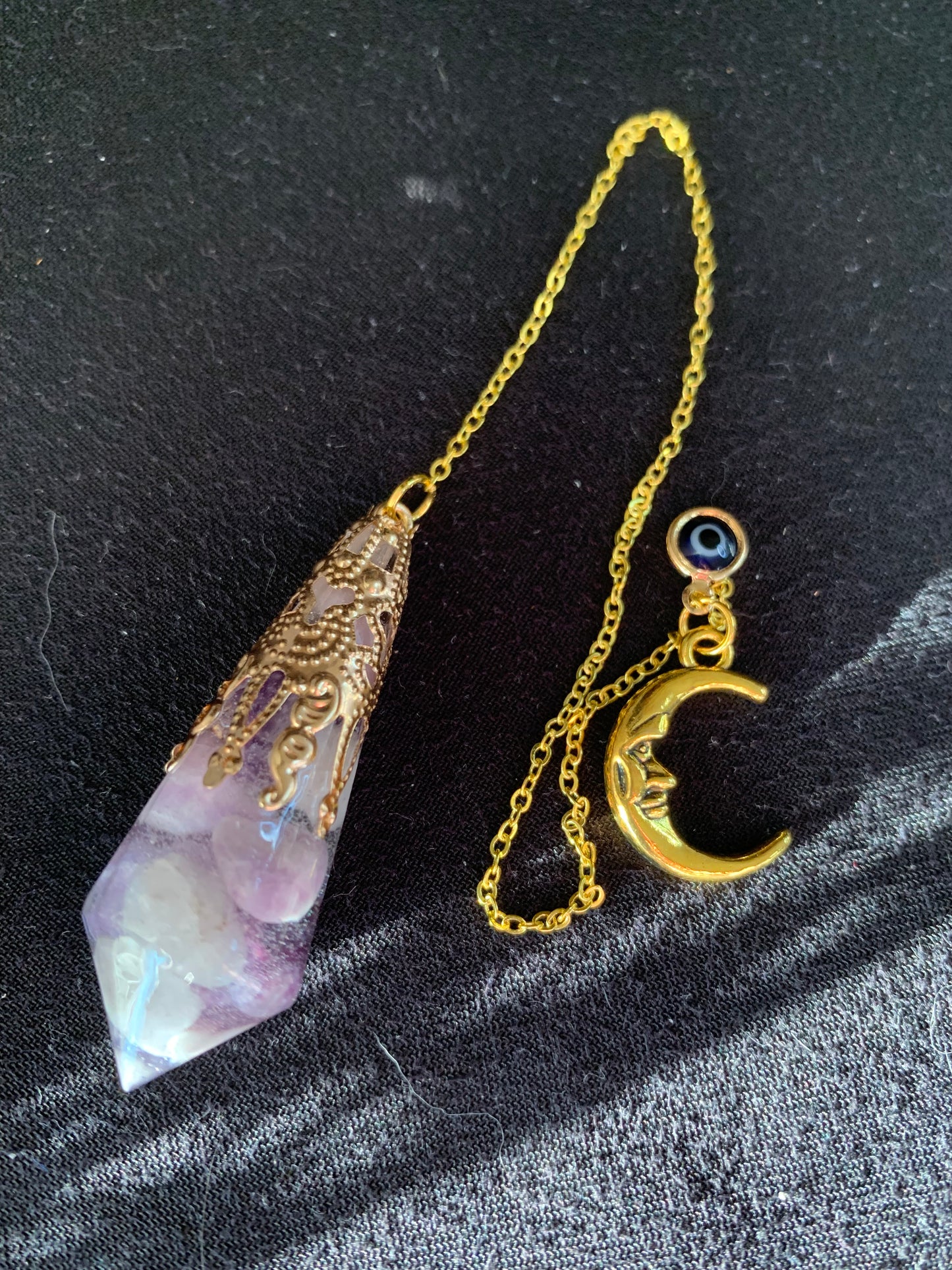 Pendule en Lépidolite