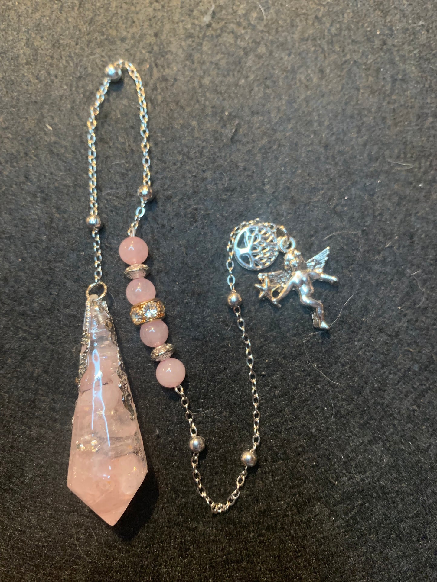 Pendule en Quartz Rose