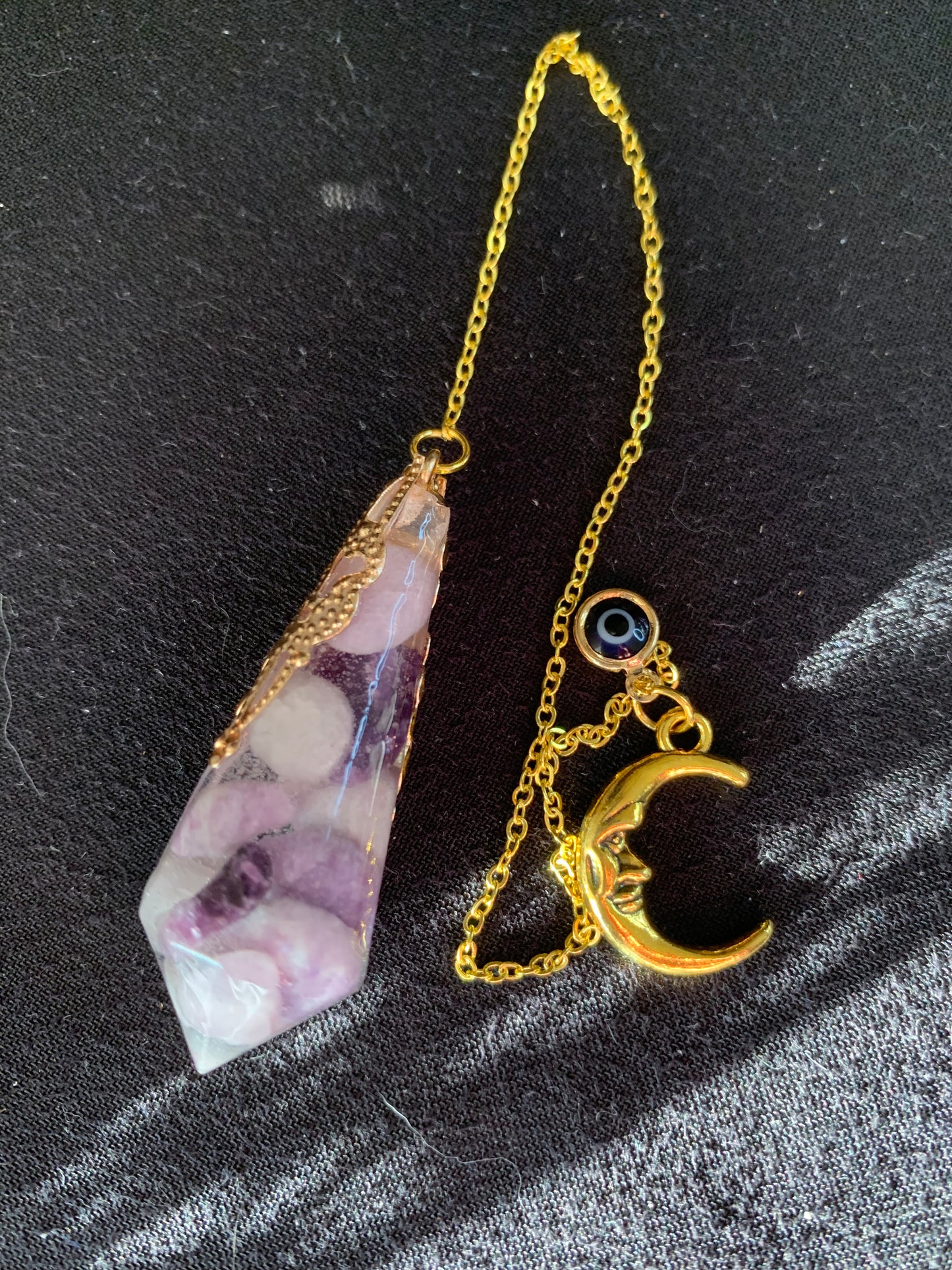Pendule en Lépidolite