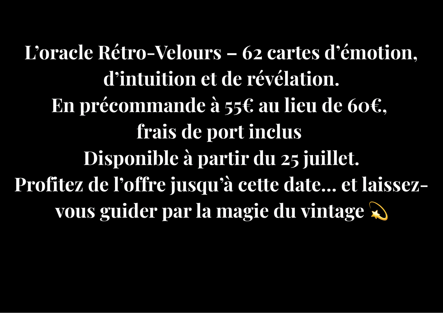 Oracle Rétro~velours