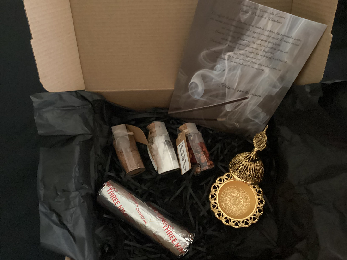 Coffret Rituel d’Encens : Purification, Amour & Abondance ✨