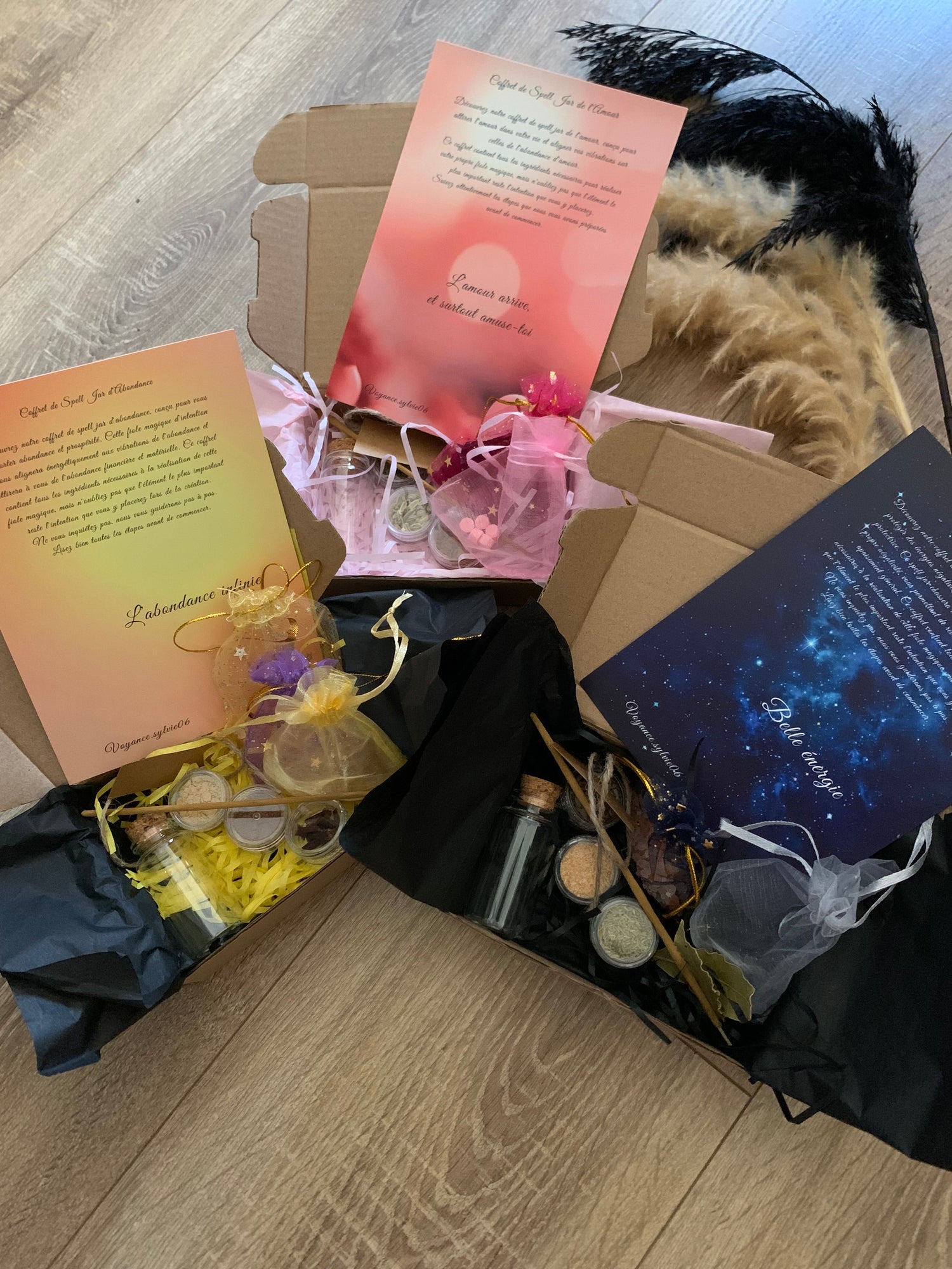 Coffret Spell jar protection,amour et abondance