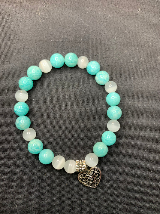 Amazonite,oeil de chat