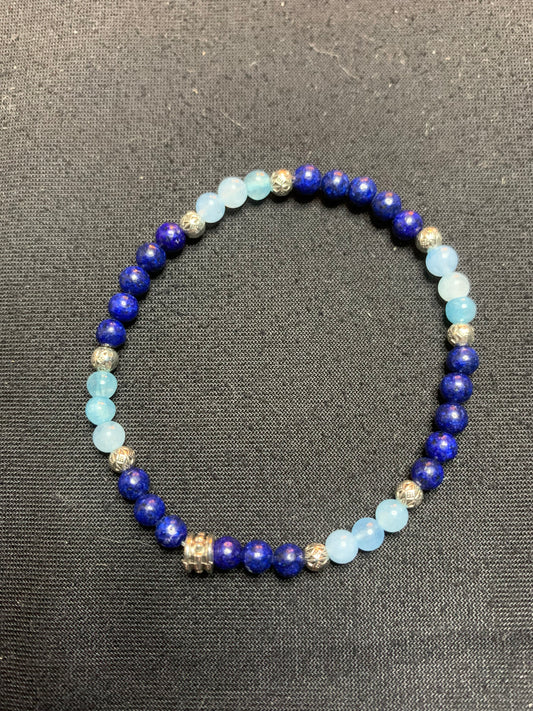 Lapis-lazuli,calcédoine