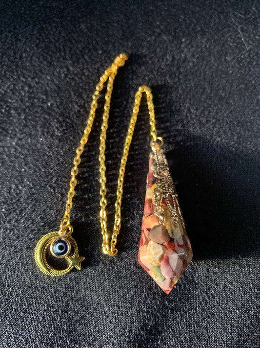 Pendule en Jaspe Mocaïte