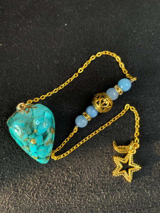 Pendule en Turquoise