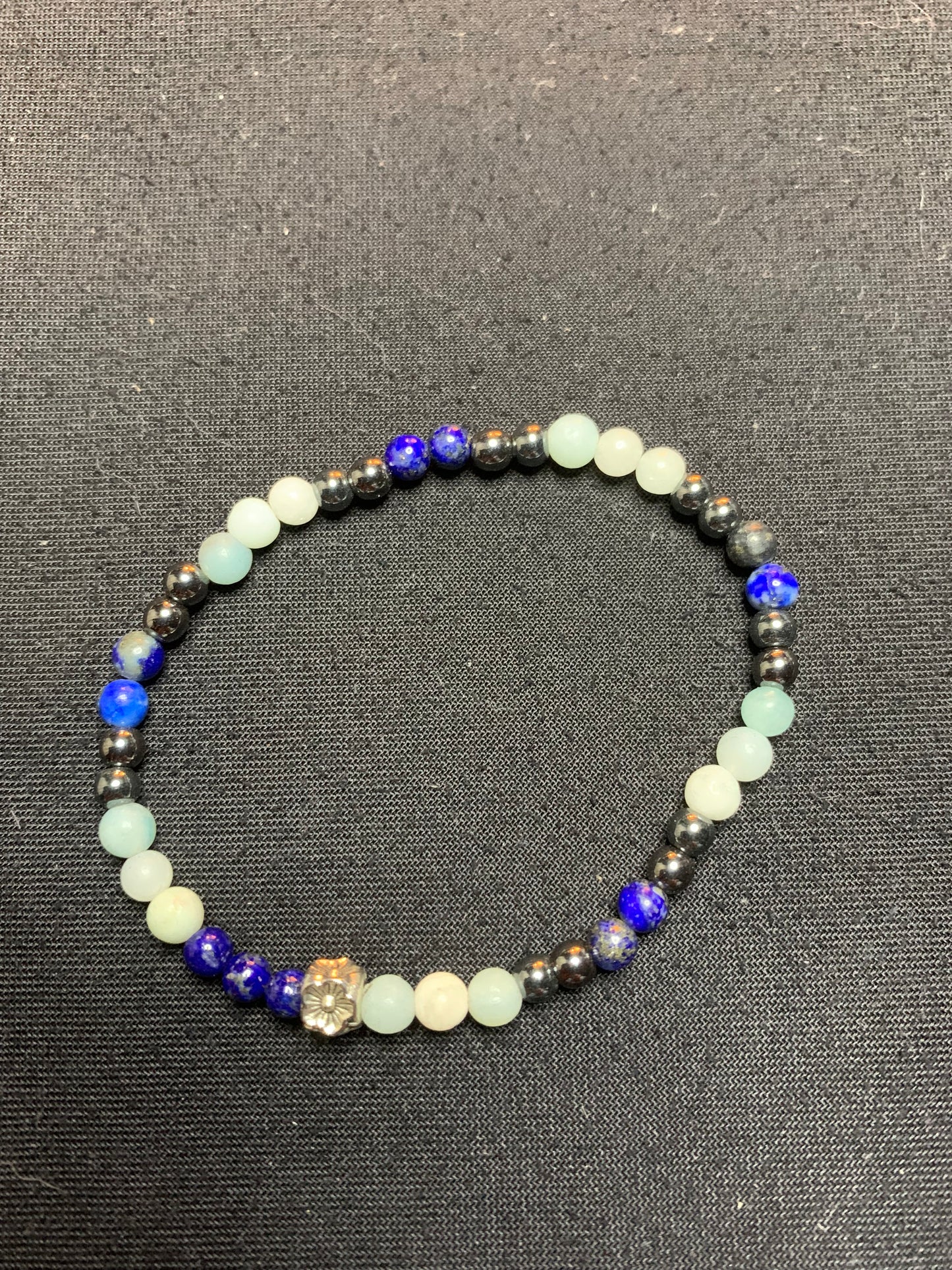 Lapis-lazuli,aigue marine,hématite