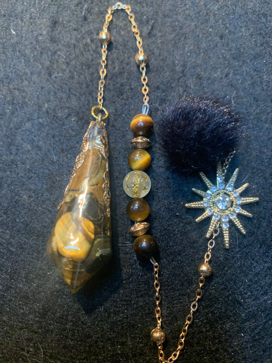 pendule en Œil de Tigre