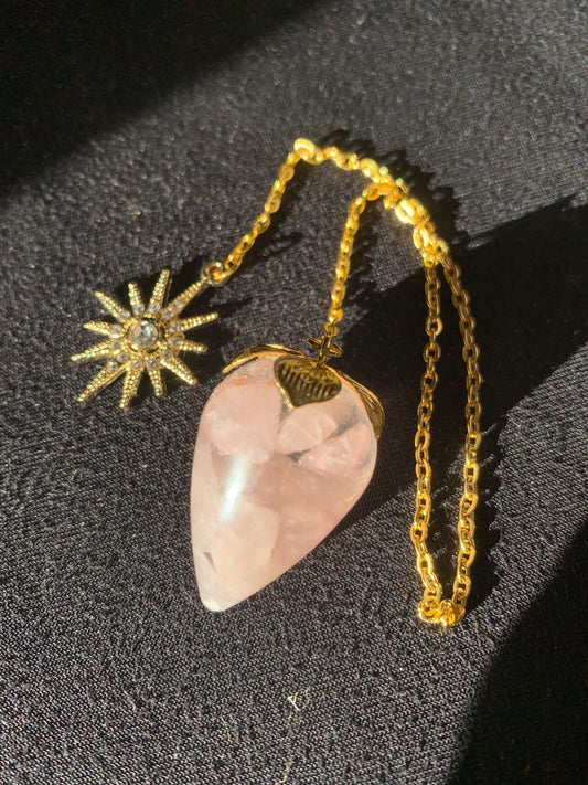 Pendule quartz rose