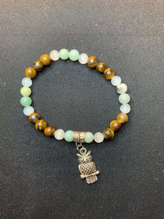 Oeil de tigre,amazonite,oeil de chat