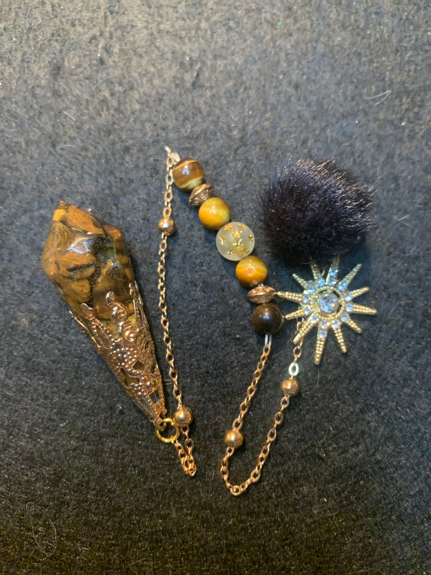 pendule en Œil de Tigre