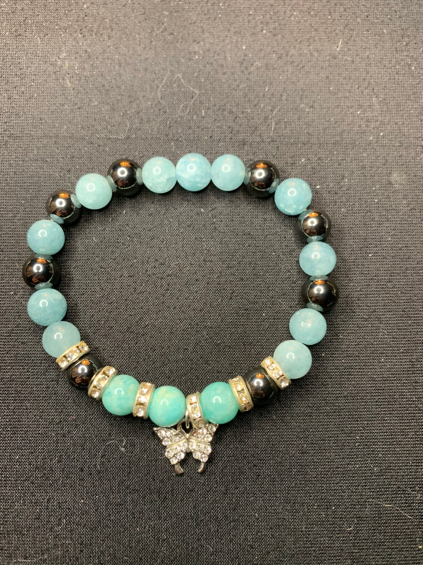 Calcédoine,amazonite,hématite