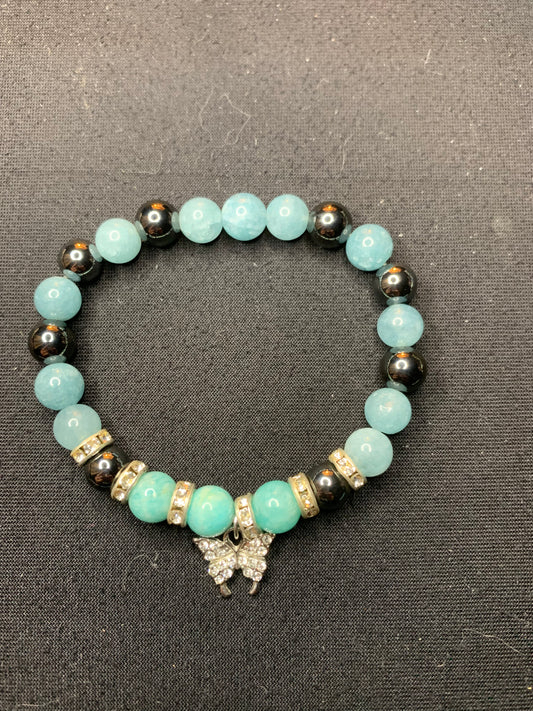 Calcédoine,amazonite,hématite