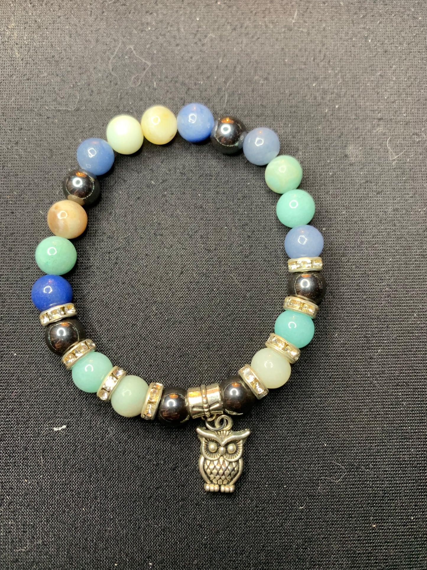 Calcédoine,amazonite,hématite