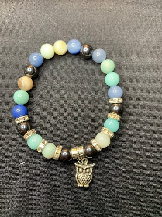Calcédoine,amazonite,hématite