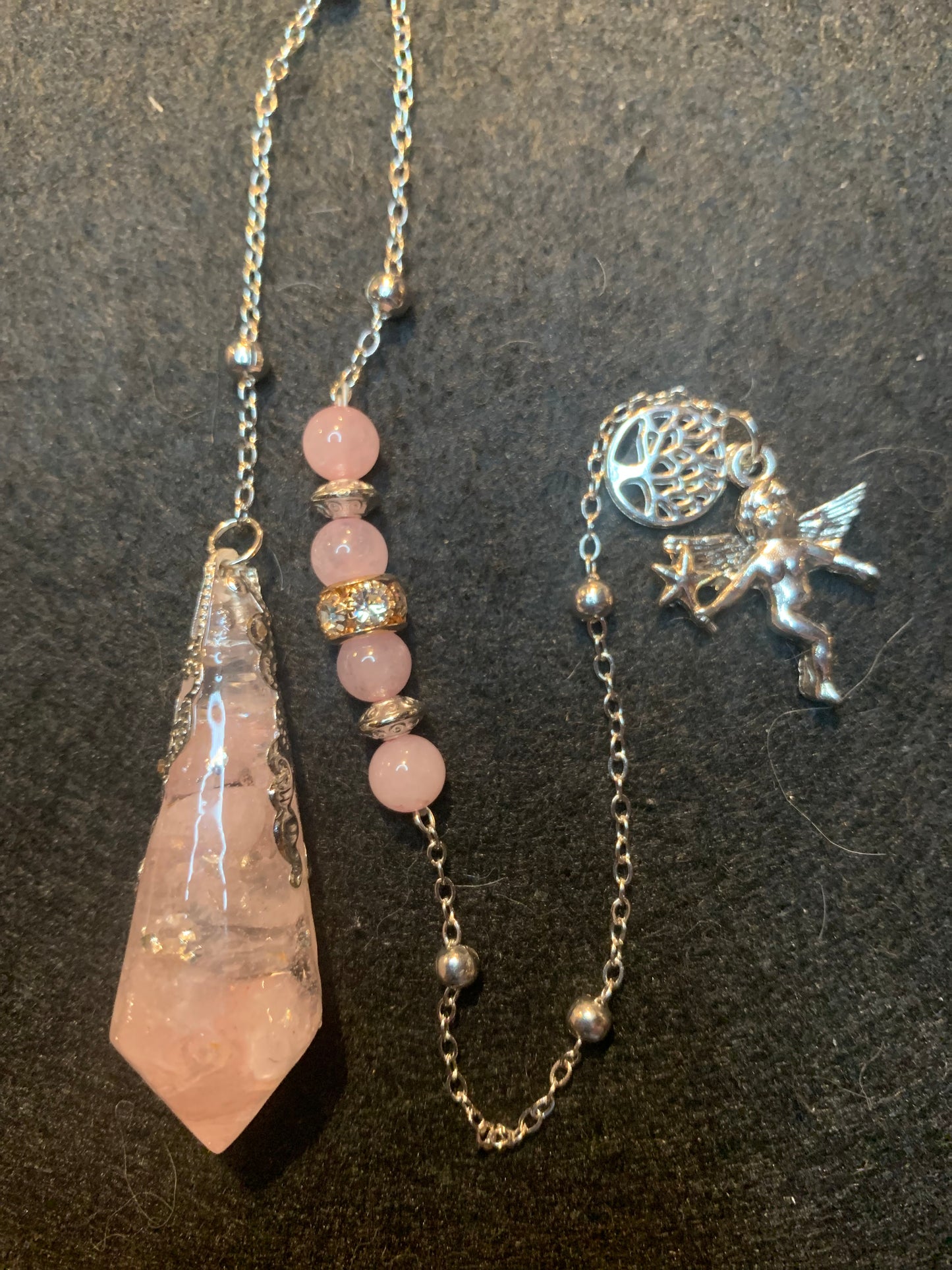 Pendule en Quartz Rose